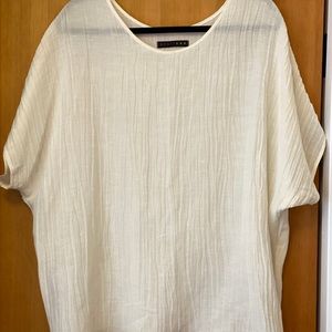 Wyatt Orr crinkle oversized top
